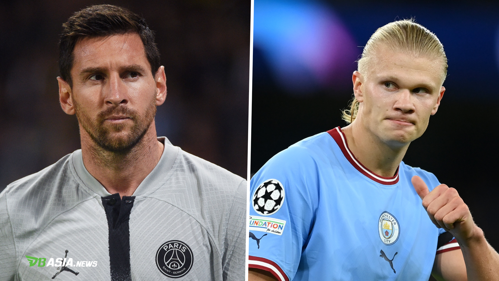 Haaland diz que 'está longe' de Messi e Cristiano Ronaldo, e